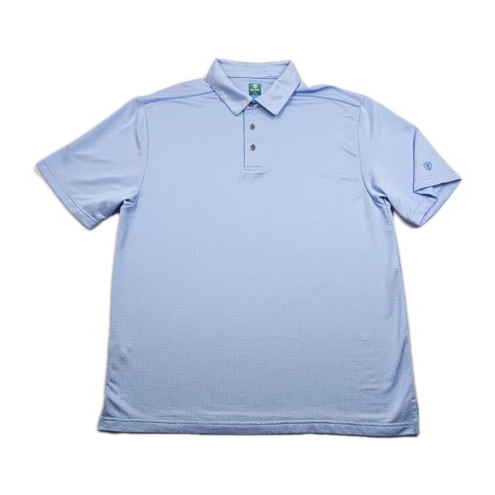 Pro Tour Cool Play LightBlue Athletic Golf Polo Shirt Men's Size XL Activewear